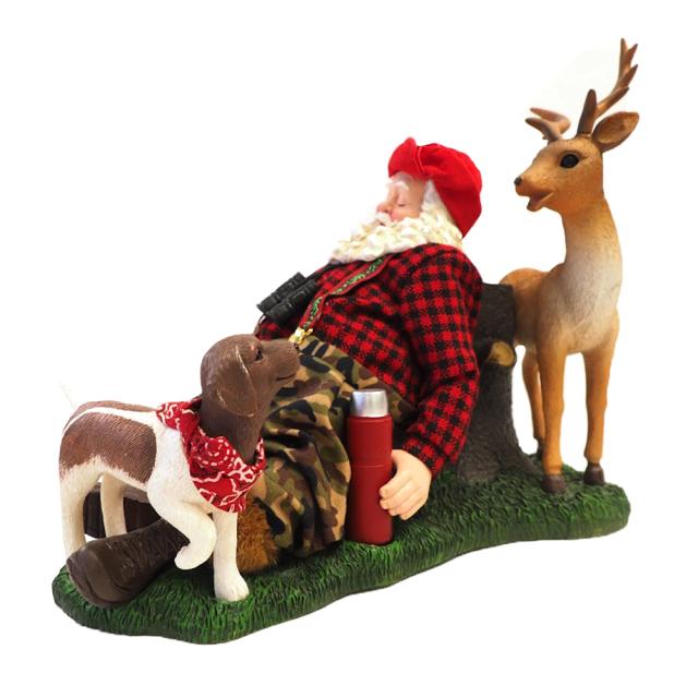 デパートメント56 Department56 PossibleDreams Puppy On Point サンタクロース クリスマス フィギュア 置物 人形 6008473置物 インテリ_2