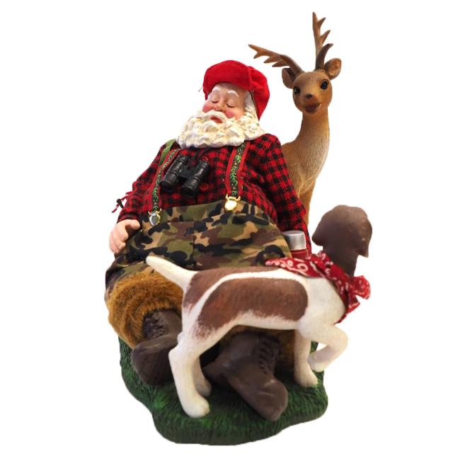 デパートメント56 Department56 PossibleDreams Puppy On Point サンタクロース クリスマス フィギュア 置物 人形 6008473置物 インテリ_3