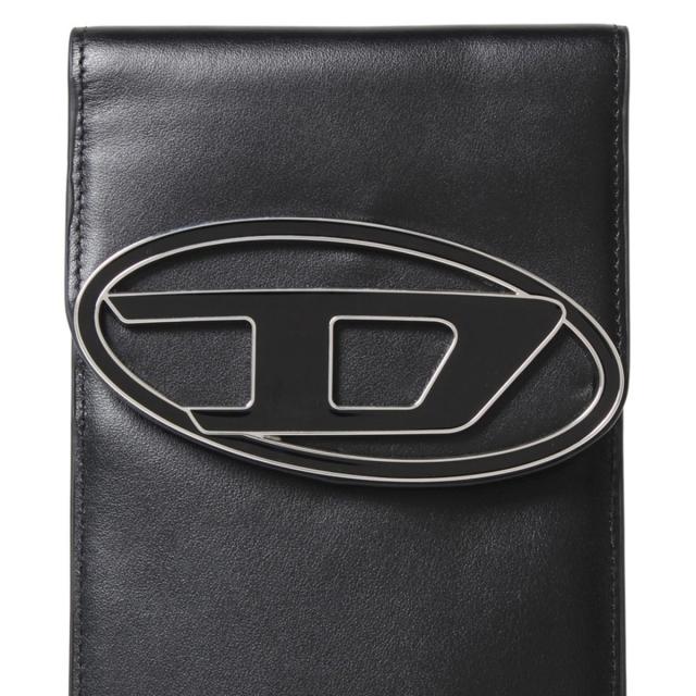 ディーゼル DIESEL フォンケース スマホショルダー ショルダーバッグ X08827 PR818 T8013 メンズ ブラック斜め掛けショルダーバッグ ブラ_6