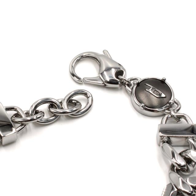 ディーゼル DIESEL アクセサリー ブレスレット チェーンブレスレット DX1351040 メンズ シルバー ブレスレット アクセサリー ブランド 人_2