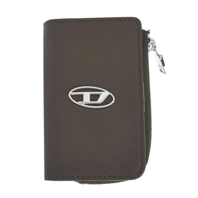 ディーゼル DIESEL キーケース キーリング キーホルダー コインケース 小銭入れ X09016 P0685 T2184 L-ZIP KEY メンズ ブラウンキーリンの通販は 26,900円