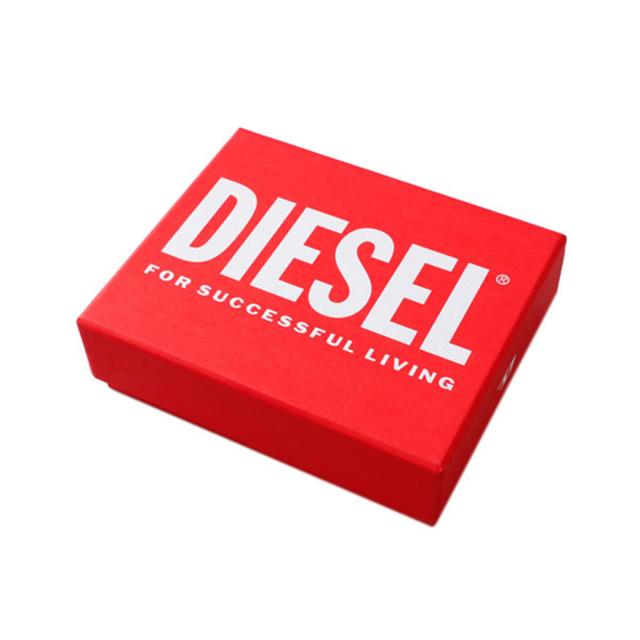 ディーゼル DIESEL キーケース 6連キーフック キーリング付き X09668 PR227 H3350 KEY HOLDER 6 WALLET バイカラー メンズ ブラック キー_6