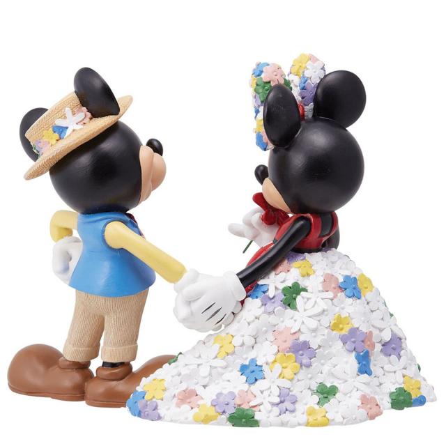 ディズニーショーケース Disney Showcase ミッキー＆ミニー ボタニカル 置物 フィギュア 人形 6014864 ミッキー
