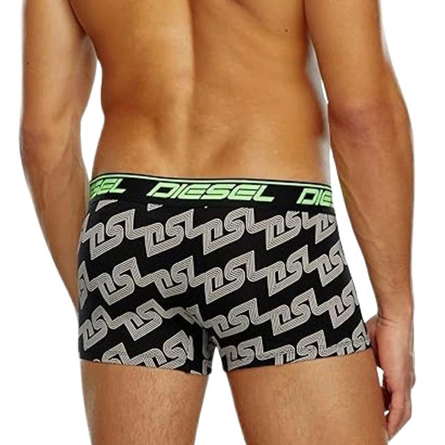 ディーゼル DIESEL ボクサーパンツ 前閉じ 無地 ロゴ コットン 3枚組