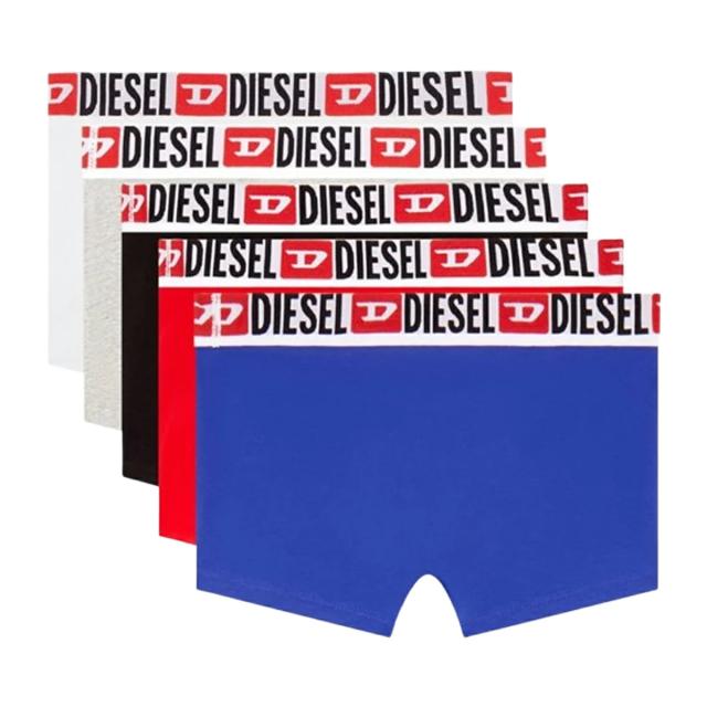 ディーゼル DIESEL ボクサーパンツ 前閉じ コットン 5枚組 セット 00SUAG0DDAI E6826 メンズ アソート ボクサーパンツ メンズ 5枚組 ブラ