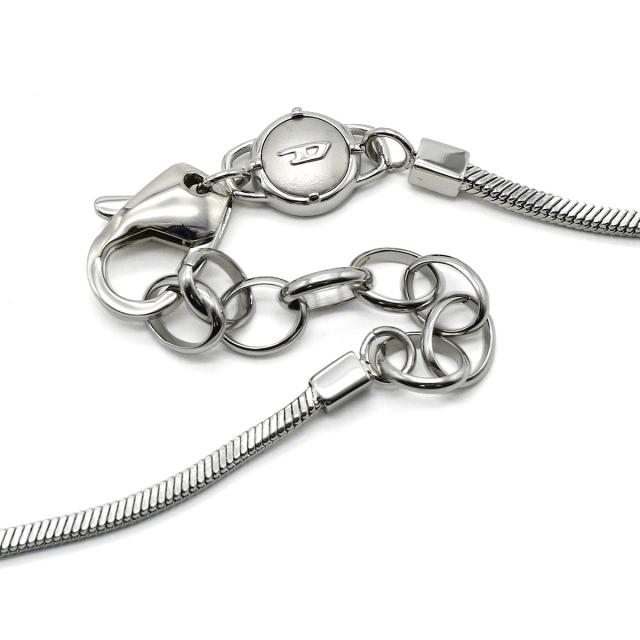 ディーゼル DIESEL ネックレス アクセサリー DX1421931 メンズ シルバー+ゴールド ネックレス アクセサリー ブランド 人気 おしゃれ プレ_3