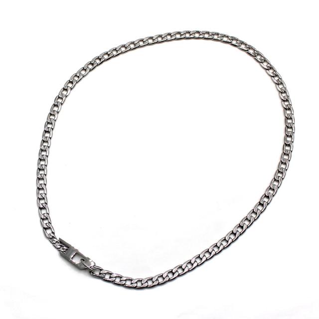 ディーゼル DIESEL ネックレス ペンダント DX1497040 ロゴ Dロゴ チェーン アクセサリー メンズ シルバー ネックレス アクセサリー ブラ_1