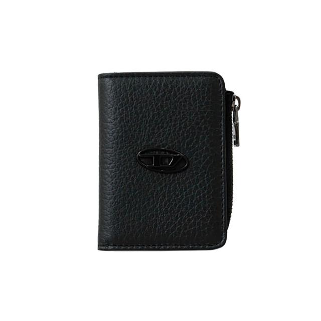 ディーゼル DIESEL カードケース 名刺入れ ケース 小銭入れ X10069 P0685 T8013 HISSU EVO CARD HOLDER L メンズ ブラック diesel