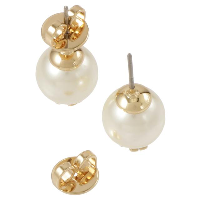トリーバーチ TORY BURCH ピアス 11165514-110 Kira Pearl Stud Earring キラ パール スタッド IVORY/TORY GOLD アイボリー+ゴールド toryburch スタッドピアス ブランド プレゼント 新品 トリーバーチ ピアス ダブルT ロゴ アクセ プレゼント 40代