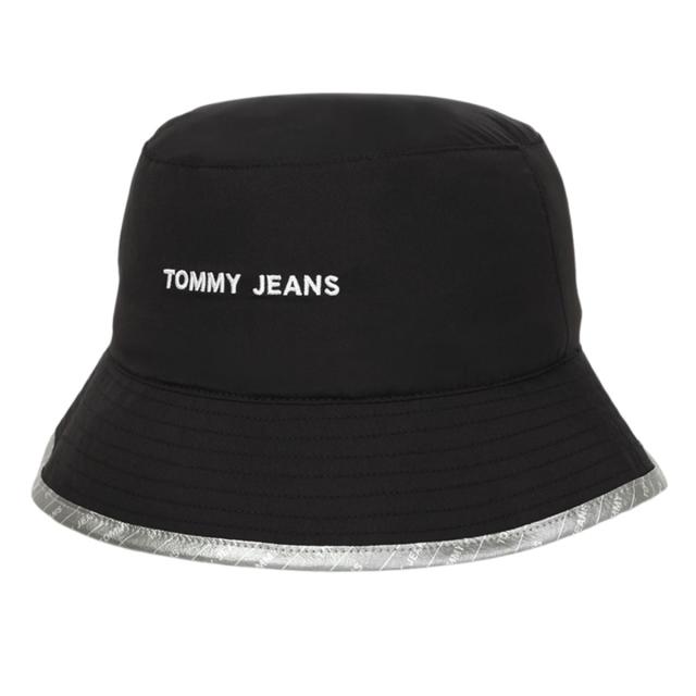 トミーヒルフィガー ジーンズ   JEANS バケットハット 帽子 AW0AW11152 BDS メンズ レディース ユニセックス ブラック 黒ハ
