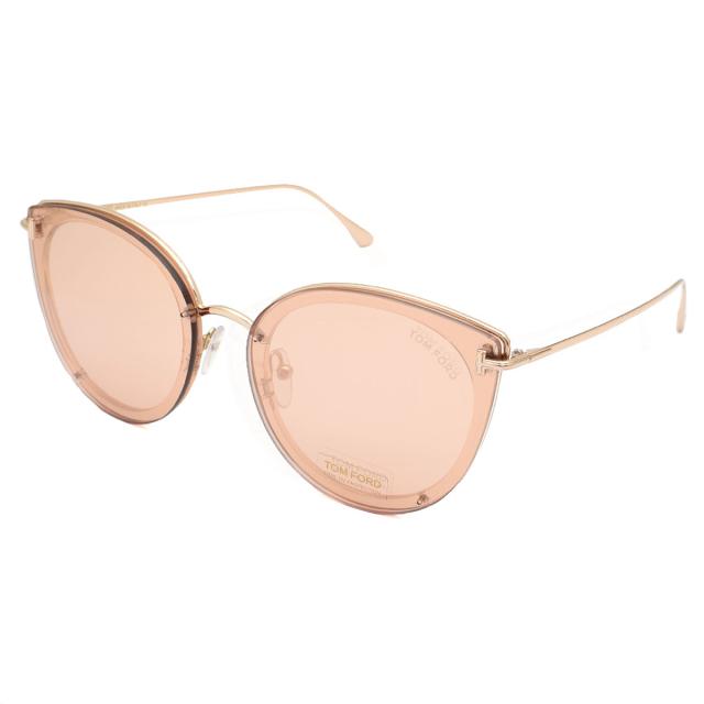 トムフォード TOM FORD サングラス FT0720 K 28G 64 ミラーレンズ レディース ピンクゴールド+ピンクサングラス ブランド 人気 プレゼンの通販は 66,200円