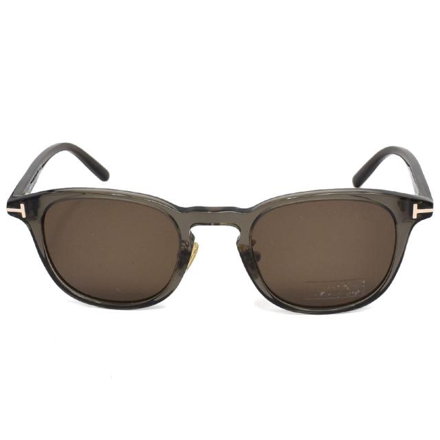 トムフォード TOM FORD サングラス アジアンフィット FT0876 D 20E 48 メンズ レディース ユニセックス グリーン(クリア)+ブラウンサング