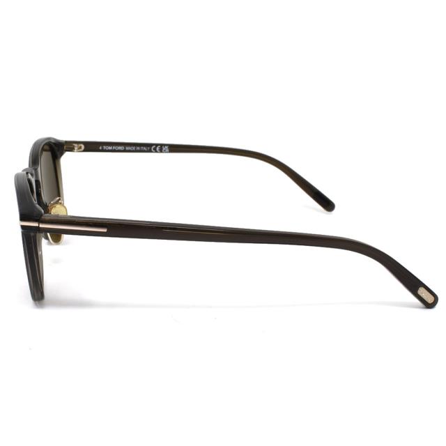 トムフォード TOM FORD サングラス アジアンフィット FT0876 D 20E 48 メンズ レディース ユニセックス グリーン(クリア)+ブラウンサング