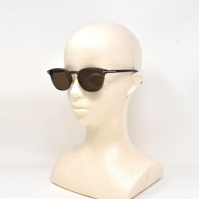 トムフォード TOM FORD サングラス アジアンフィット FT0876 D 20E 48 メンズ レディース ユニセックス グリーン(クリア)+ブラウンサング