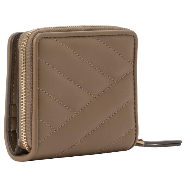 トリーバーチ TORY BURCH 二つ折り財布 折りたたみ 90344 250 bwtb00209l Kira Chevron Bi-Fold Wallet SANDPIPER ベージュブラウン系ミ_1