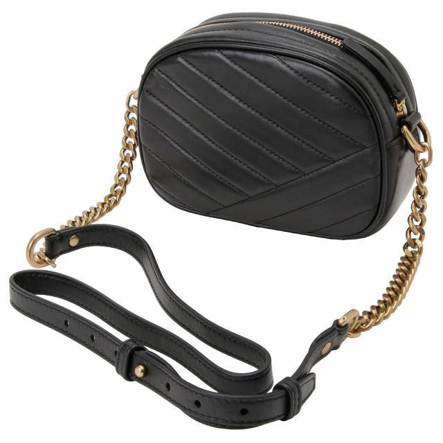 トリーバーチ TORY BURCH 斜め掛けバッグ ショルダーバッグ 90450 001 Kira Chevron Small Camera Bag BLACK ブラック斜め掛けショルダー トリーバーチ TORY BURCH 斜め掛けバッグ ショルダーバッグ 90450 001