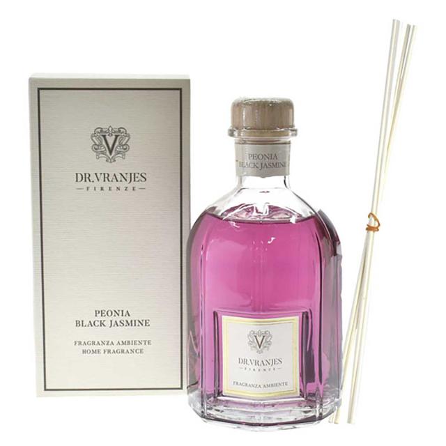ドットール ヴラニエス DR.VRANJES ディフューザー ルームフレグランス ホームフレグランス 香り PEONIA BLACK JASMINE 250ml ボトル デ