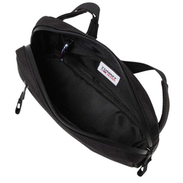 トミーヒルフィガー ジーンズ   JEANS メッセンジャー バッグ AM0AM06870 BDS メンズ ブラック 黒ブランド ボディバッグ ワ トミーヒルフィガー ジーンズ TOMMY HILFIGER JEANS メッセンジャー