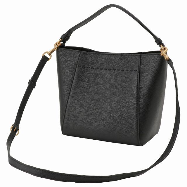 トリーバーチ Tory Burch トートバッグ ハンドバッグ ショルダーバッグ 74956 001 bbtb00187l MCGRAW SMALL BUCKET BAG ブラック 斜め掛_1