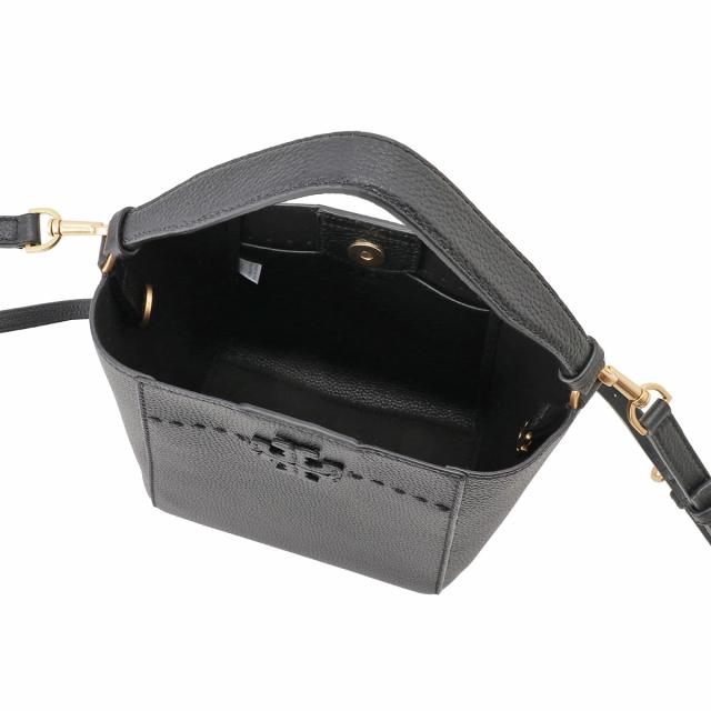 トリーバーチ Tory Burch トートバッグ ハンドバッグ ショルダーバッグ 74956 001 bbtb00187l MCGRAW SMALL BUCKET BAG ブラック 斜め掛_2