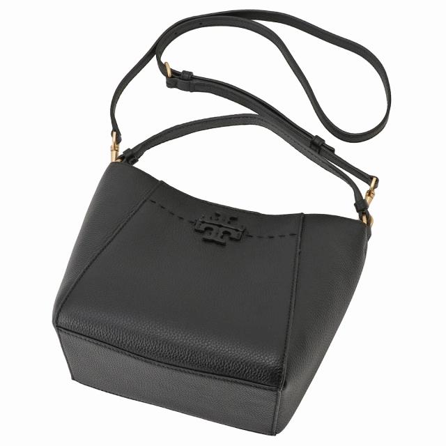 トリーバーチ Tory Burch トートバッグ ハンドバッグ ショルダーバッグ 74956 001 bbtb00187l MCGRAW SMALL BUCKET BAG ブラック 斜め掛_3