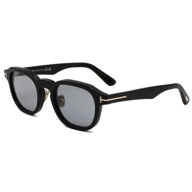 トムフォード TOM FORD サングラス アイウェア アジアンフィット FT1230-D/S 01A 50 ウェリントン型 メンズ レディース ユニセックス 紫