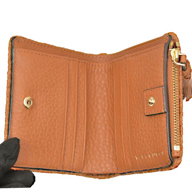 トリーバーチ Tory Burch 財布 二つ折り財布 折りたたみ財布 小銭入れ付き 35777 248 DESCRIPTION TAYLOR レディース ブラウン 財布 使い