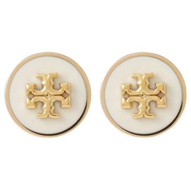 トリーバーチ Tory Burch スタッド ピアス ダブルT ロゴ アクセサリー KIRA ENAMEL CIRCLE-STUD EARRING BURCH 90547 700 aptb00104l ピ