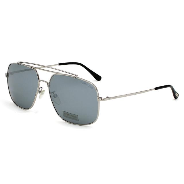 トムフォード TOM FORD サングラス アジアンフィット UVカット アイウェア ティアドロップ FT0561-K/S 16C 61 シルバー+グレー 紫外線対