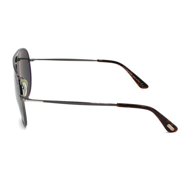 トムフォード TOM FORD サングラス 偏光レンズ ノーズパット UVカット アイウェア ティアドロップ FT0621/S 08R 59 メンズ レディース 紫