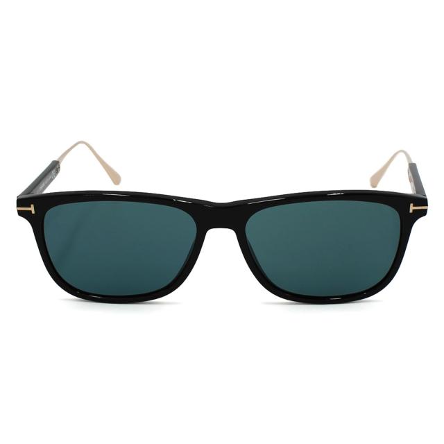 トムフォード TOM FORD サングラス グローバルフィット アイウェア UVカット スクエア FT0813/S 01V 55 メンズ レディース 海外正規品 紫