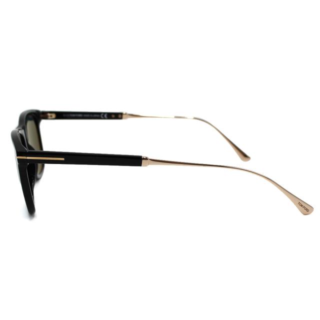 トムフォード TOM FORD サングラス グローバルフィット アイウェア UVカット スクエア FT0813/S 01V 55 メンズ レディース 海外正規品 紫