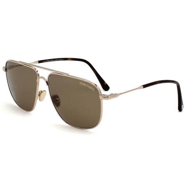 トムフォード TOM FORD サングラス ノーズパット アイウェア UVカット ティアドロップ FT0815/S 28E 58 メンズ レディース 海外正規品 紫