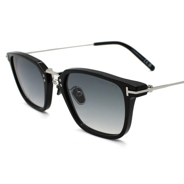 トムフォード TOM FORD サングラス EYEWEAR アジアンフィット アイウェア UVカット スクエア FT1042-D/S 01B 52 メンズ レディース 紫外_5
