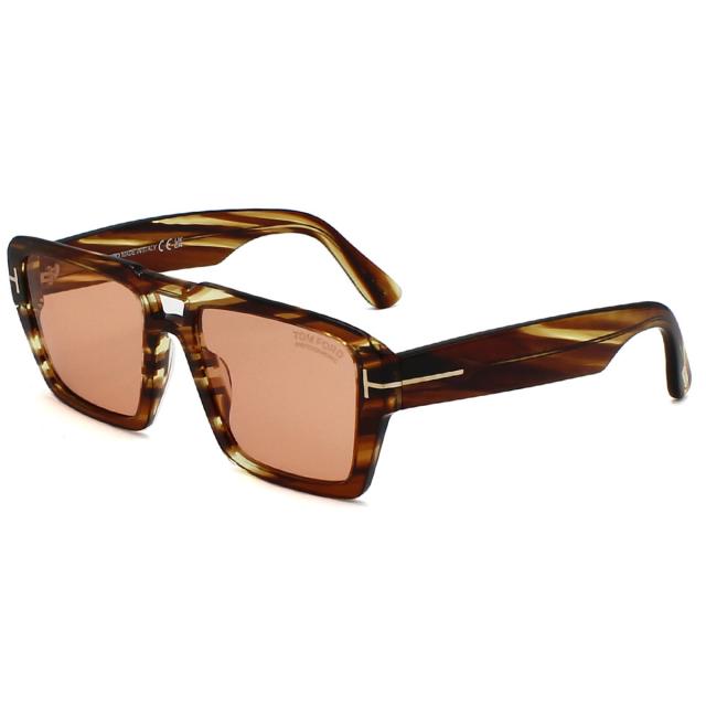 トムフォード TOM FORD サングラス 調光レンズ グローバルフィット アイウェア UVカット スクエア FT1153/S 55E 56 メンズ 海外正規品 紫