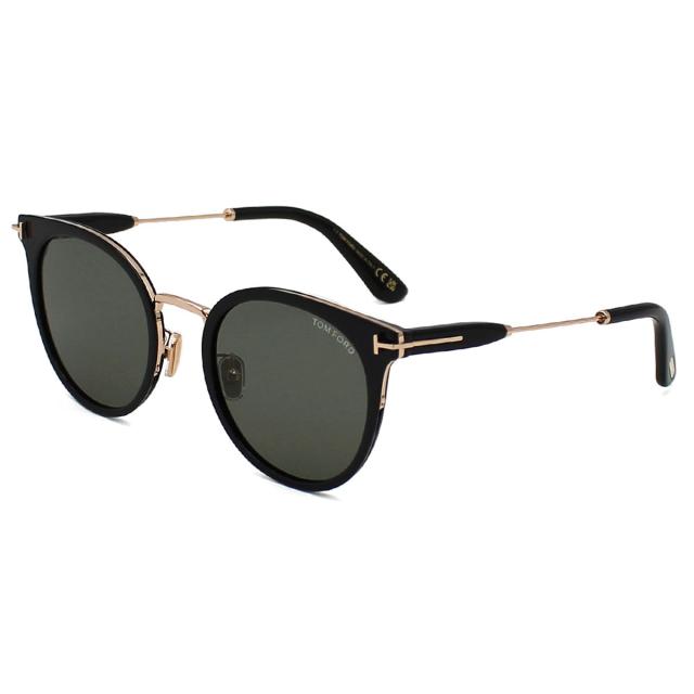 トムフォード TOM FORD サングラス アジアンフィット アイウェア UVカット ボストン FT1244-K/S 01A 54 ユニセックス 海外正規品 紫外線