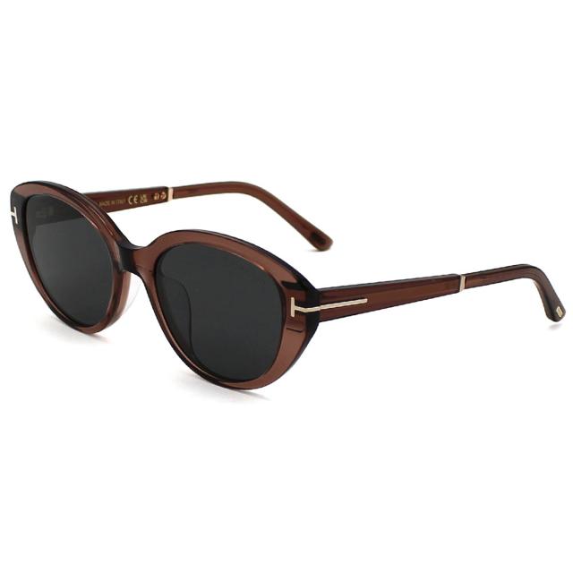 トムフォード TOM FORD サングラス アジアンフィット アイウェア UVカット オーバル FT1246-K/S 45A 54 メンズ レディース 海外正規品 紫