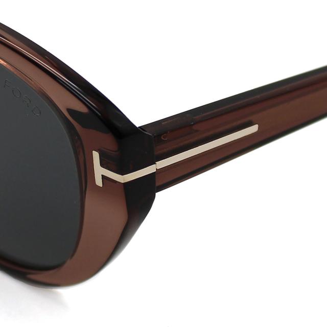 トムフォード TOM FORD サングラス アジアンフィット アイウェア UVカット オーバル FT1246-K/S 45A 54 メンズ レディース 海外正規品 紫_3