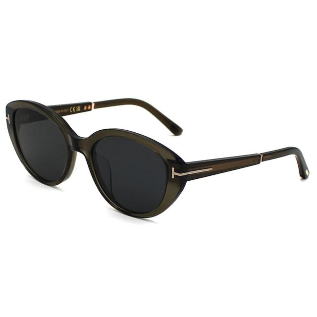 トムフォード TOM FORD サングラス アジアンフィット アイウェア UVカット オーバル FT1246-K/S 57A 54 メンズ レディース 海外正規品 紫