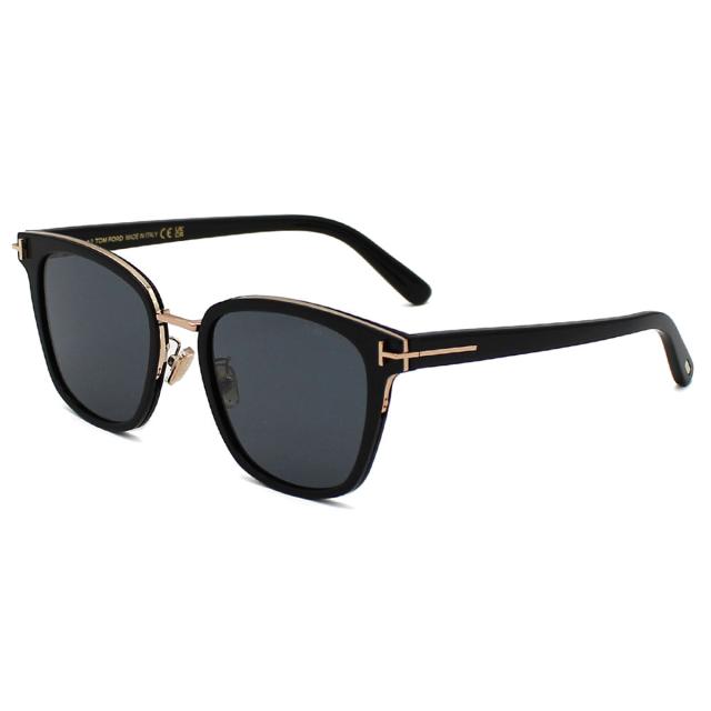 トムフォード TOM FORD サングラス アジアンフィット アイウェア UVカット ウェリントン FT1248-K/S 01A 55 ユニセックス 海外正規品 紫