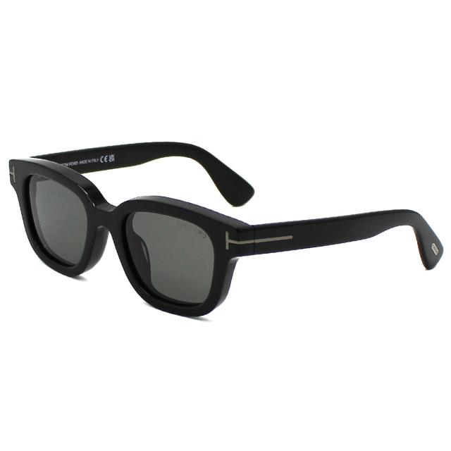 トムフォード TOM FORD サングラス アジアンフィット アイウェア UVカット ウェリントン FT1274-D-N/S 01A 49 ユニセックス 海外正規品