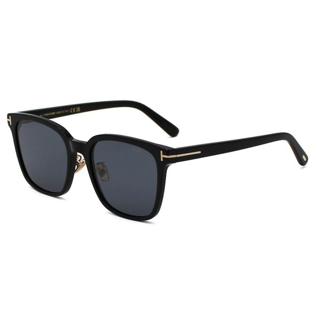 トムフォード TOM FORD サングラス アジアンフィット アイウェア UVカット ウェリントン FT1286-K/S 01A 56 ユニセックス 海外正規品 紫