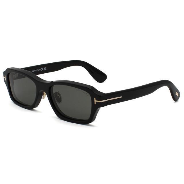 トムフォード TOM FORD サングラス アジアンフィット アイウェア UVカット スクエア FT1351-D/S 01A 56 ユニセックス 海外正規品 紫外線