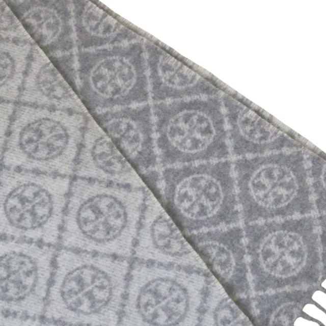 トリーバーチ Tory Burch マフラー ストール ウール カシミヤ カシミア 164571-020 レディース グレー マフラー ブランド 防寒 人気 贈り_2
