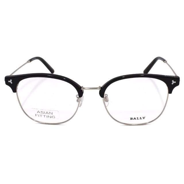 バリー BALLY メガネ フレーム BY5038D-020-54 眼鏡 フレームのみ メンズ ブラック＋シルバーメガネフレーム ブランド 眼鏡 フレームのみ バリー BALLY メガネ フレーム BY5038D-020-54 眼鏡 フレームのみ