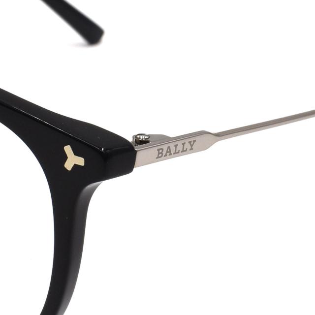 バリー BALLY メガネ フレーム BY5048D-001-53 眼鏡 フレームのみ レディース ブラック＋シルバーメガネフレーム ブランド 眼鏡 フレーム