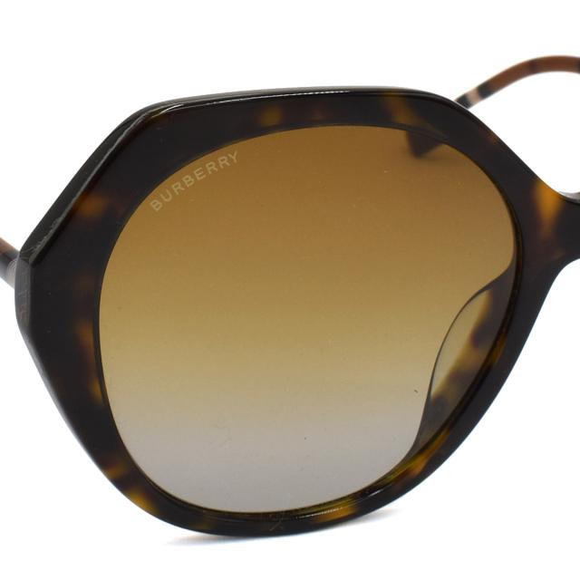 バーバリー BURBERRY サングラス UVカット BE4375F 4017T5 57 VANESSA ボストン型 レディース ダークハバナ＋ブラウングラデーションサン