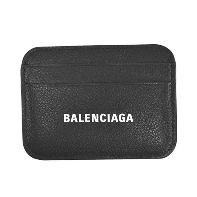 バレンシアガ BALENCIAGA カードケース 名刺入れ 593812 1IZIM 1090 CASH CARD HOLDER キャッシュカードホルダー BLACK/L WHITE ブラック balenciaga 名刺入れ 本革 スリム 薄い プレゼント 名刺入れ ブランド バレンシアガ 人気 カードケース 薄型