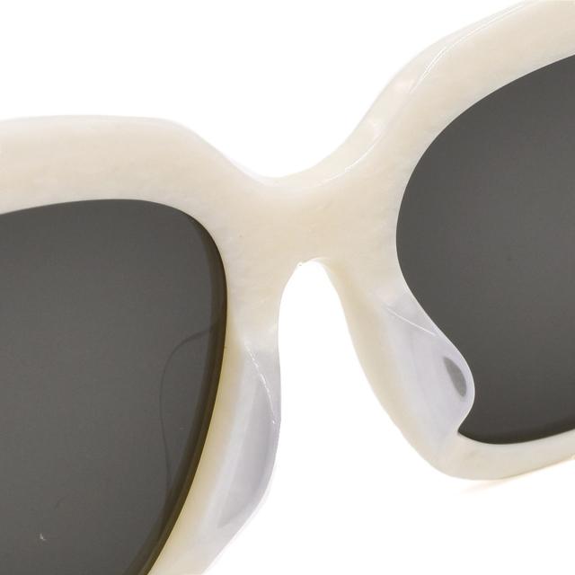 バレンシアガ BALENCIAGA サングラス アジアンフィット UVカット BB0237SA-004 アイウェア スクエア型 メンズ レディース ホワイト紫外線