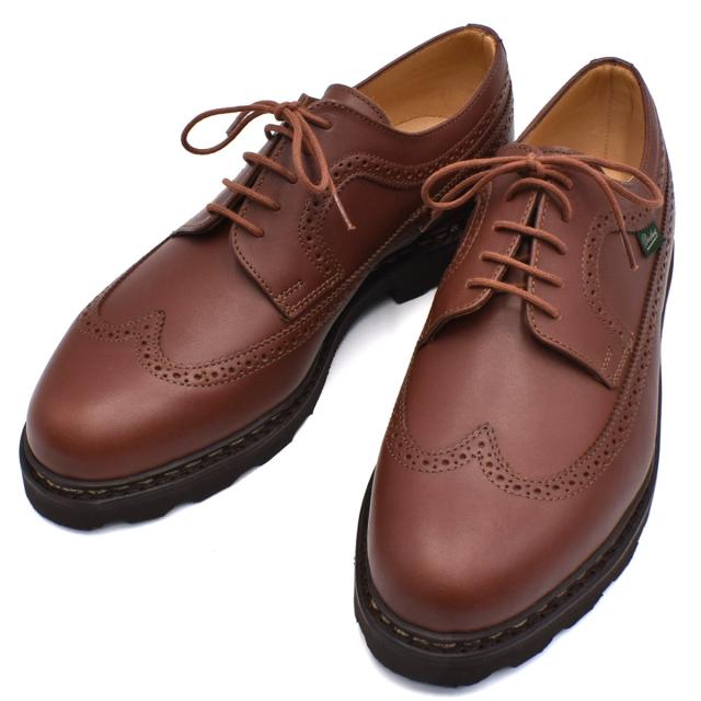 パラブーツ PARABOOT シューズ 靴 ウイングチップ ビジネス ローファー 2007-15 ALBY アルビー レザー 革靴 メンズ 海外正規品 CHATAIGNE